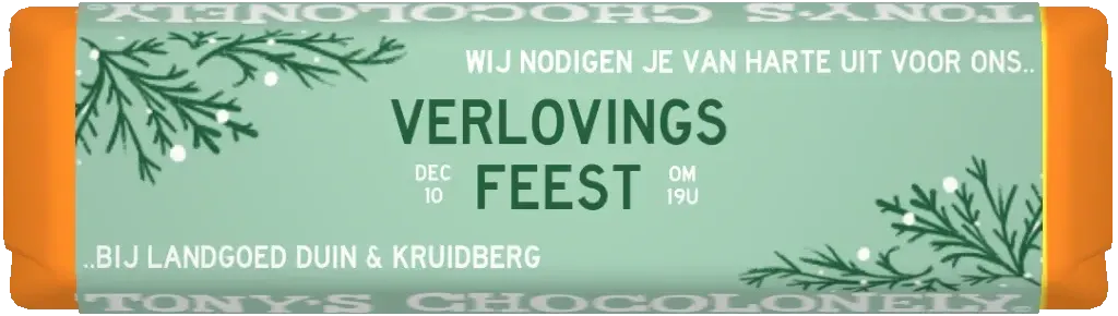gepersonaliseerd kleine reep verloving