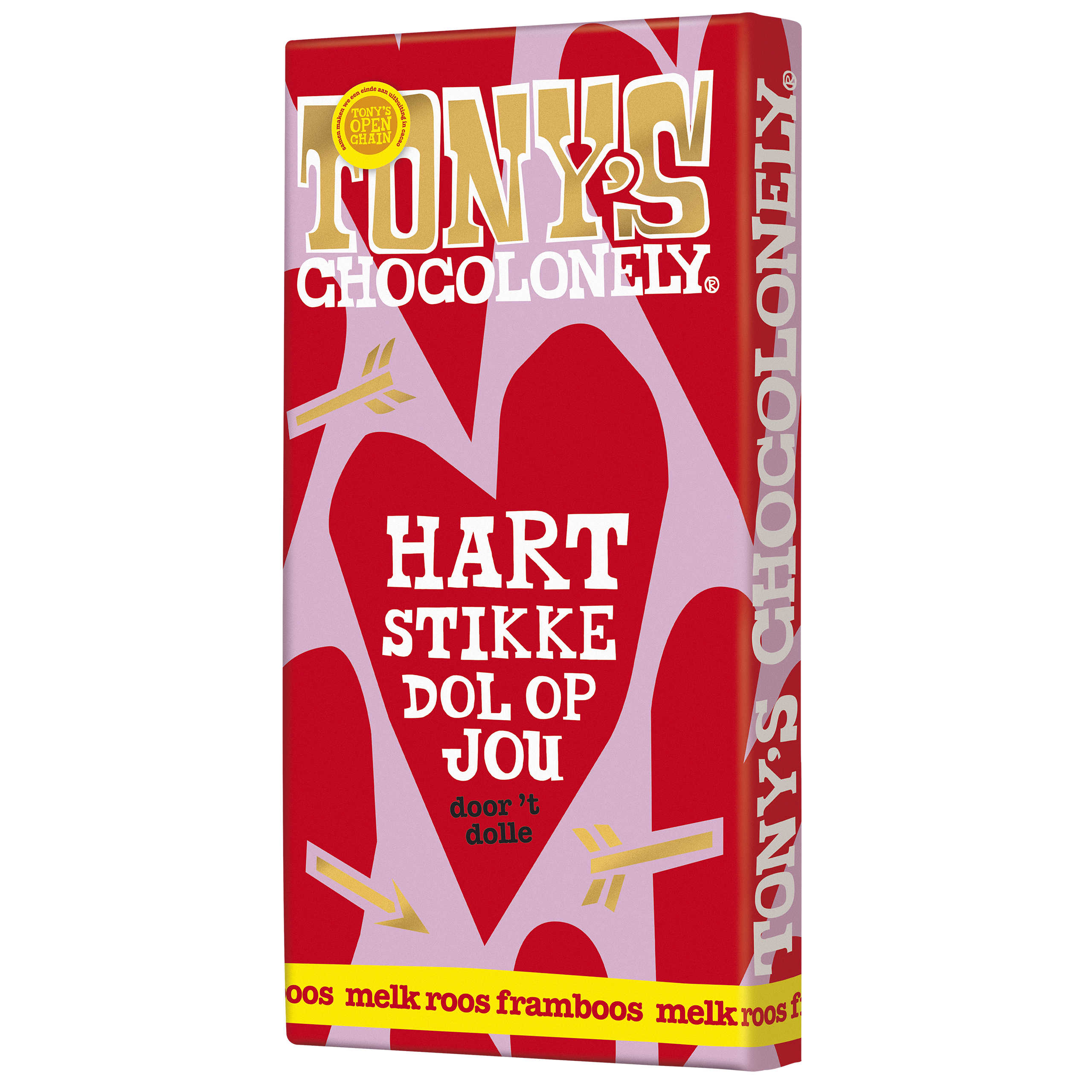 hartstikke dol op jou - melk roos framboos