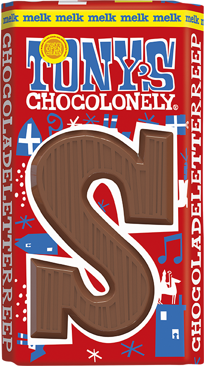 Schoenletter S melk, 90gr