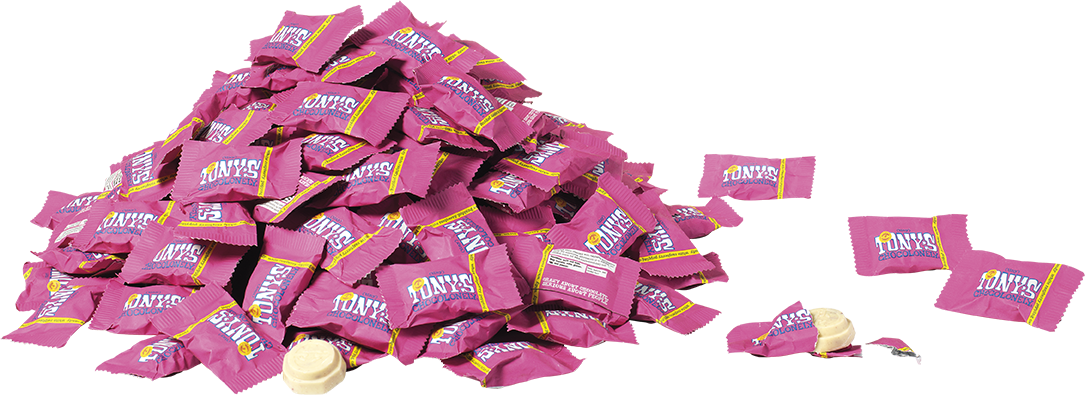 Tiny Tony’s wit framboos knettersuiker